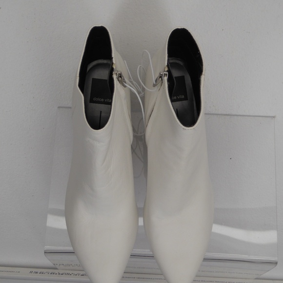 NEW Dolce Vita White Ankle Boots Size 6  #046 - Picture 4 of 8